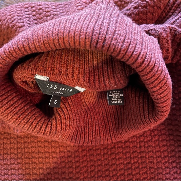 Ted baker London chunky roll neck jumper sweater - Picture 7 of 8
